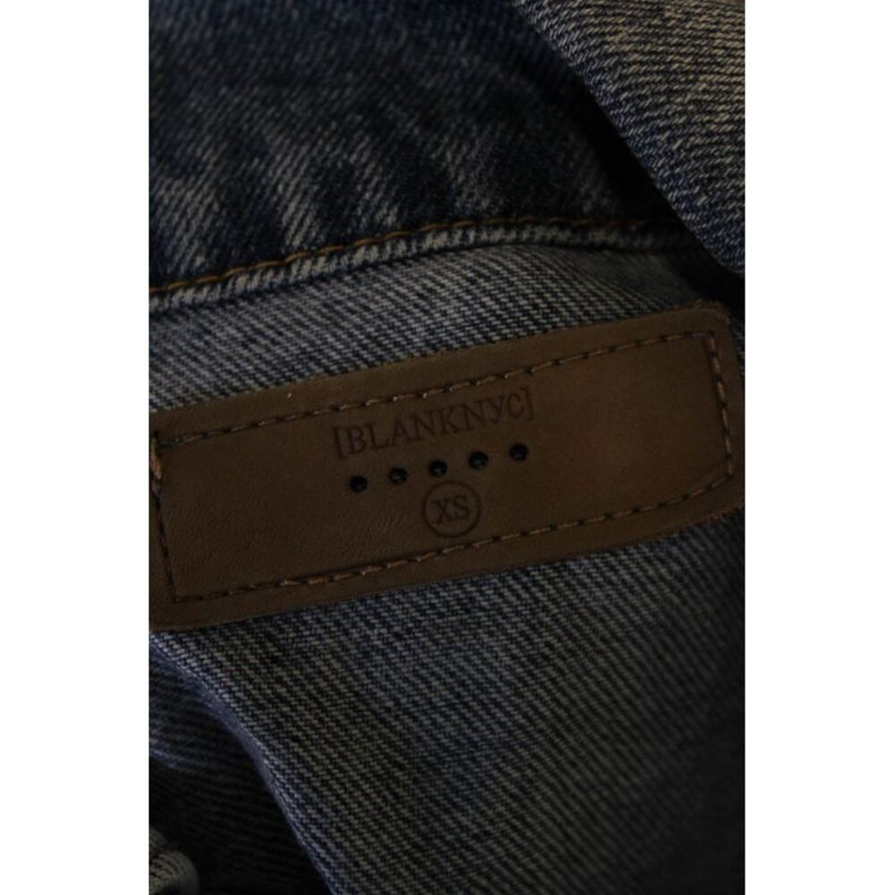 Blanknyc Womens Button Front Collared Studded Jea… - image 7